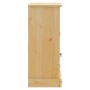 vidaXL Badschrank Corona aus Kiefernholz, Seitenansicht.