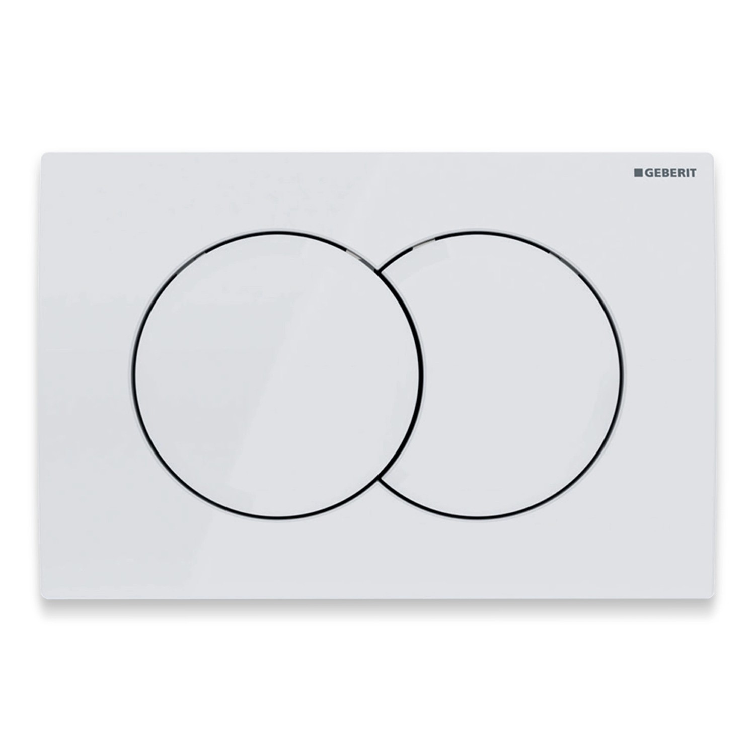 Bad Land WC SET Vorwandelement Geberit Duofix + Toilette ROLO Weiß + Platte in Weiß_5