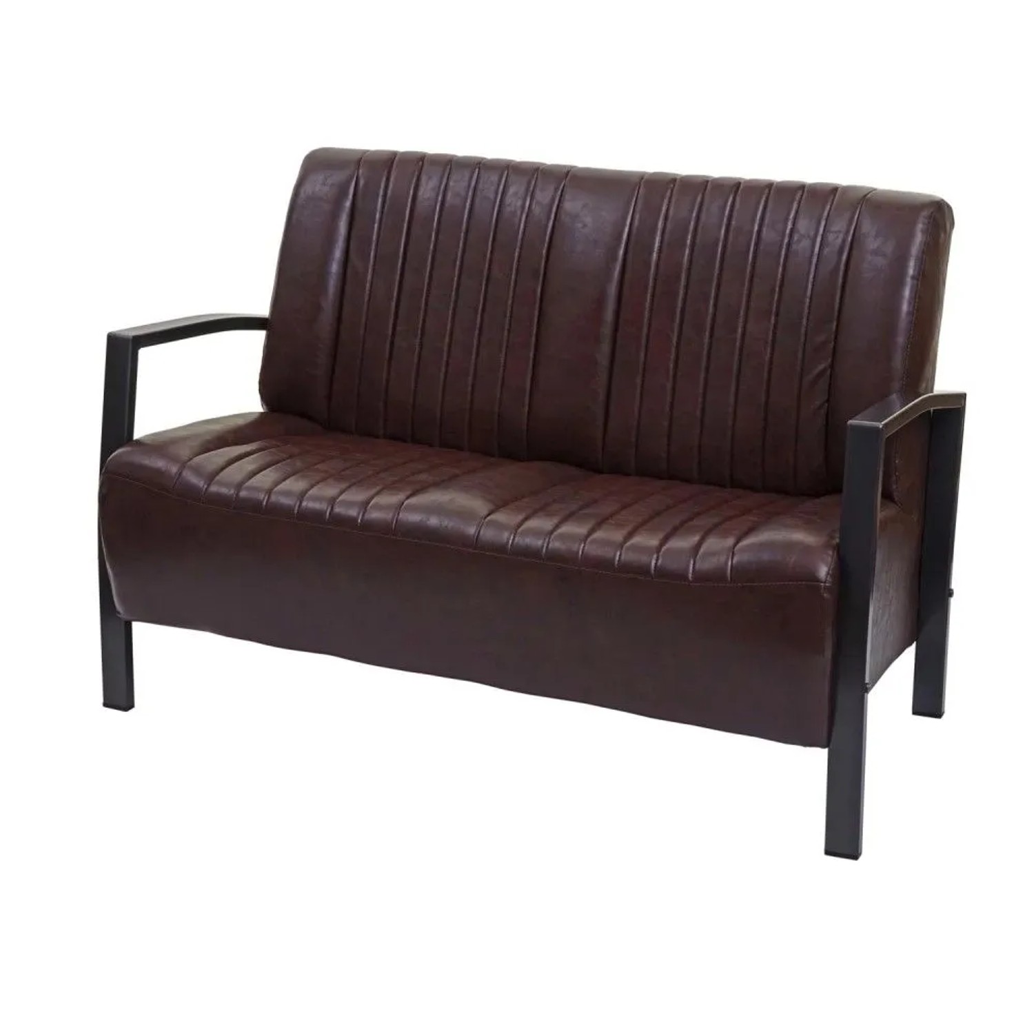 MCW 2er Sofa H10 Vintage Braun
