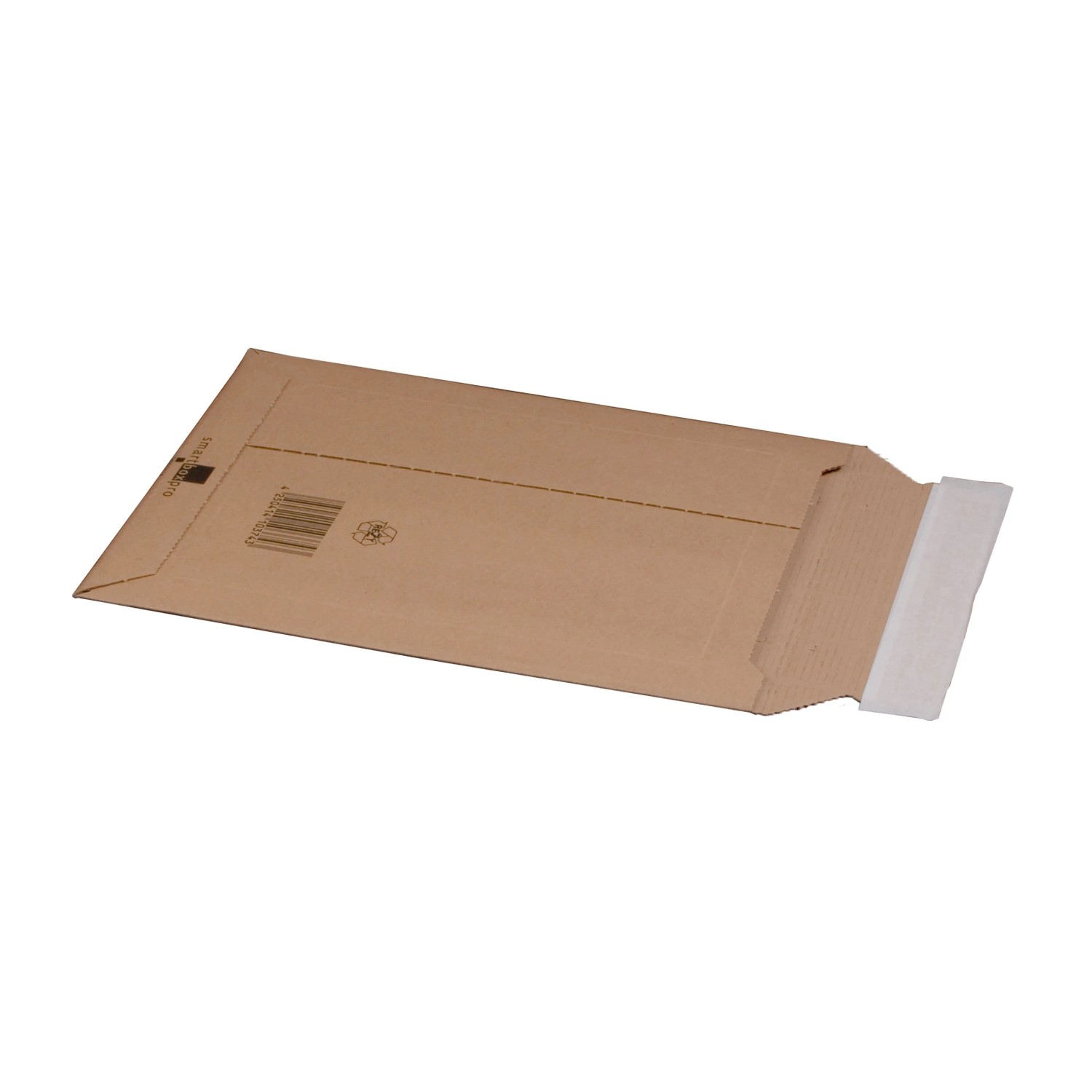 PROREGAL Mega Deal 100x Versandtasche Aus Wellpappe A4 LxBxH 210x29100mm mit Selbstklebeverschluss & Aufreißfaden Variable Höhe Braun Versandtüte