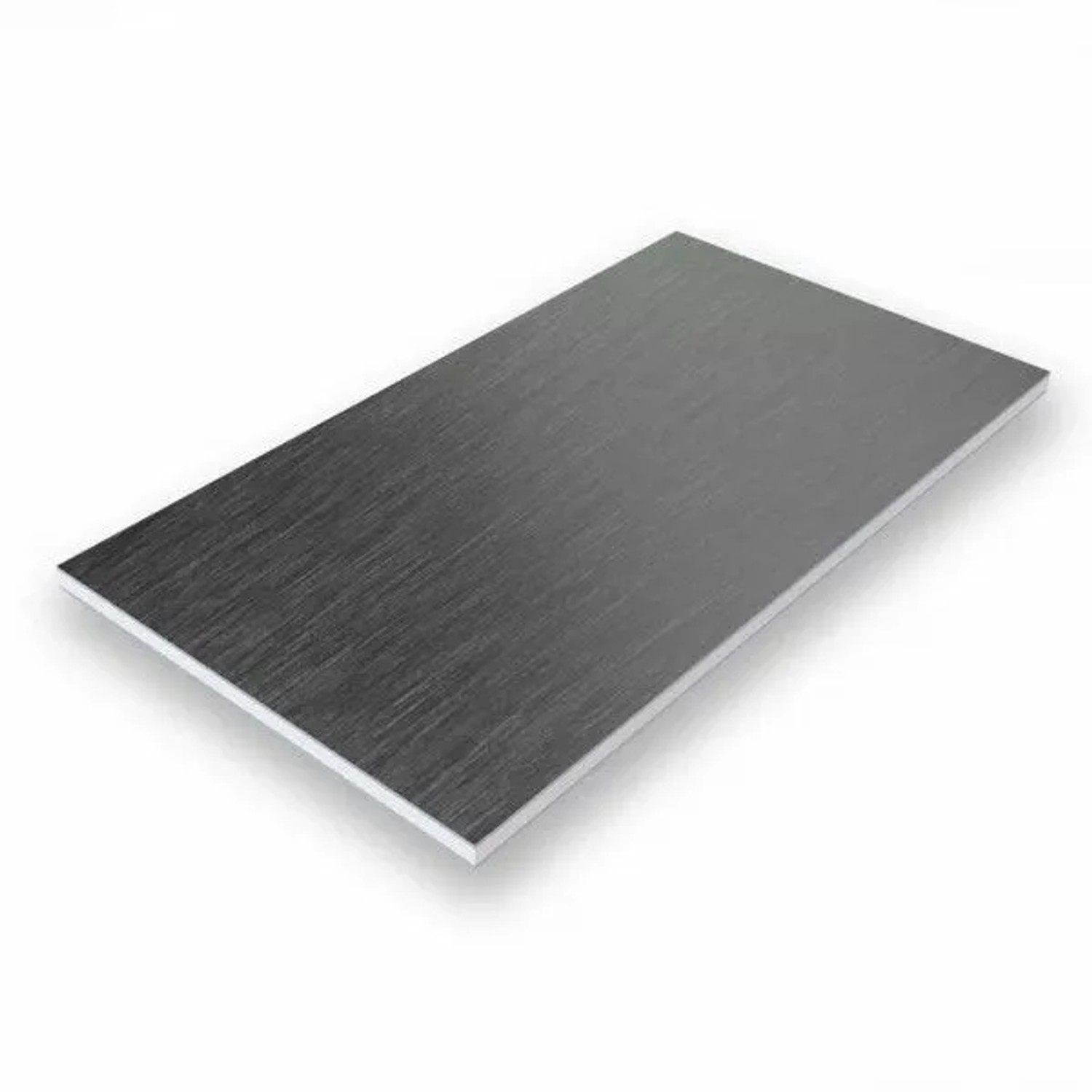 Aluverbund24 Aluverbund-Fassadenplatte Zink-Optik/Zink-4mm/0,5mm 1500x3200mm