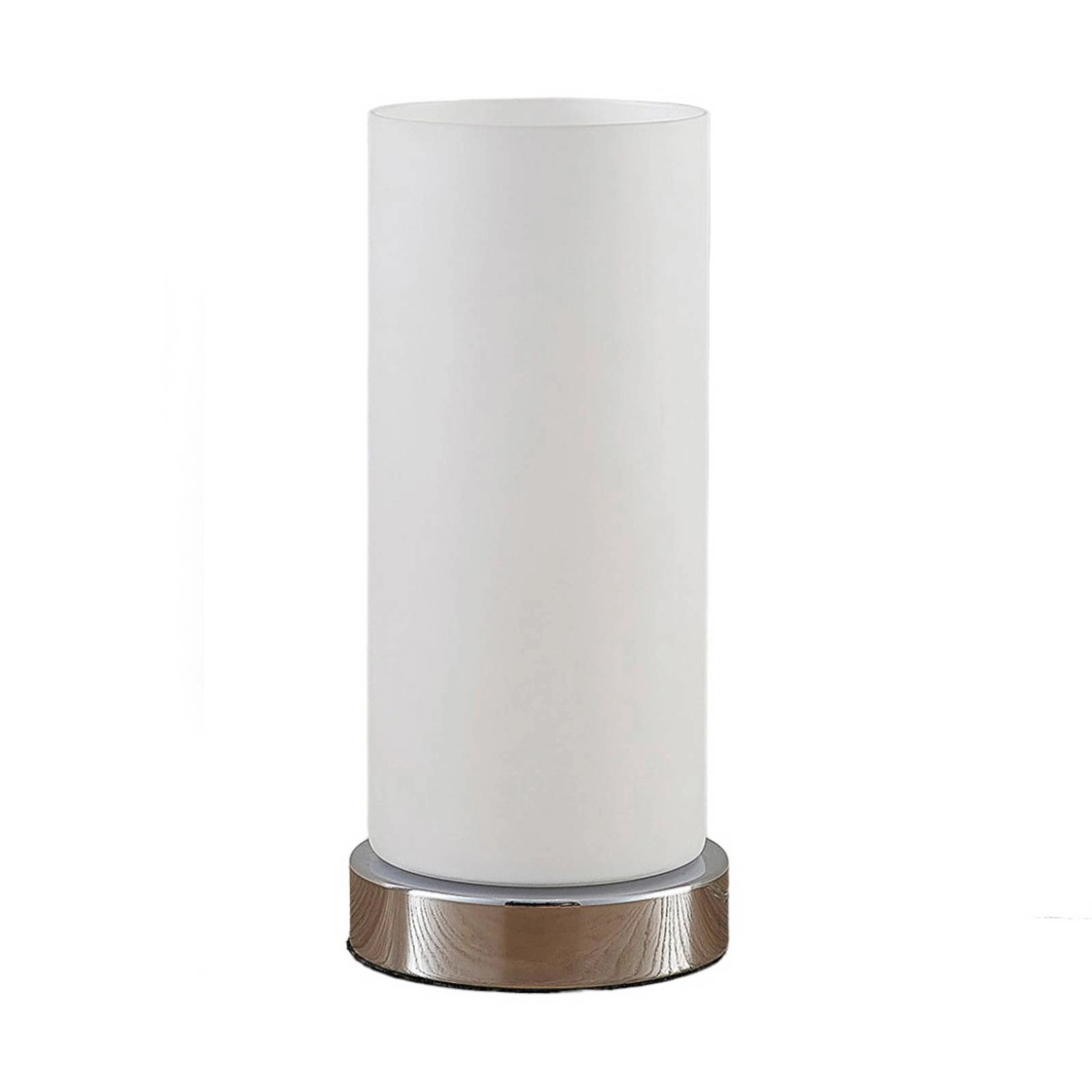 Lindby Tischlampe Elianna 9621677 Dimmbar Modern in Weiß aus Glas 1-flammig E14 Wohnzimmerleuchte