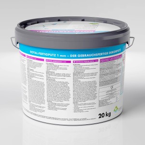 Eimer Knauf Royal Fertigputz, 1 mm Körnung, gebrauchsfertiger Dekorputz für Innenräume.