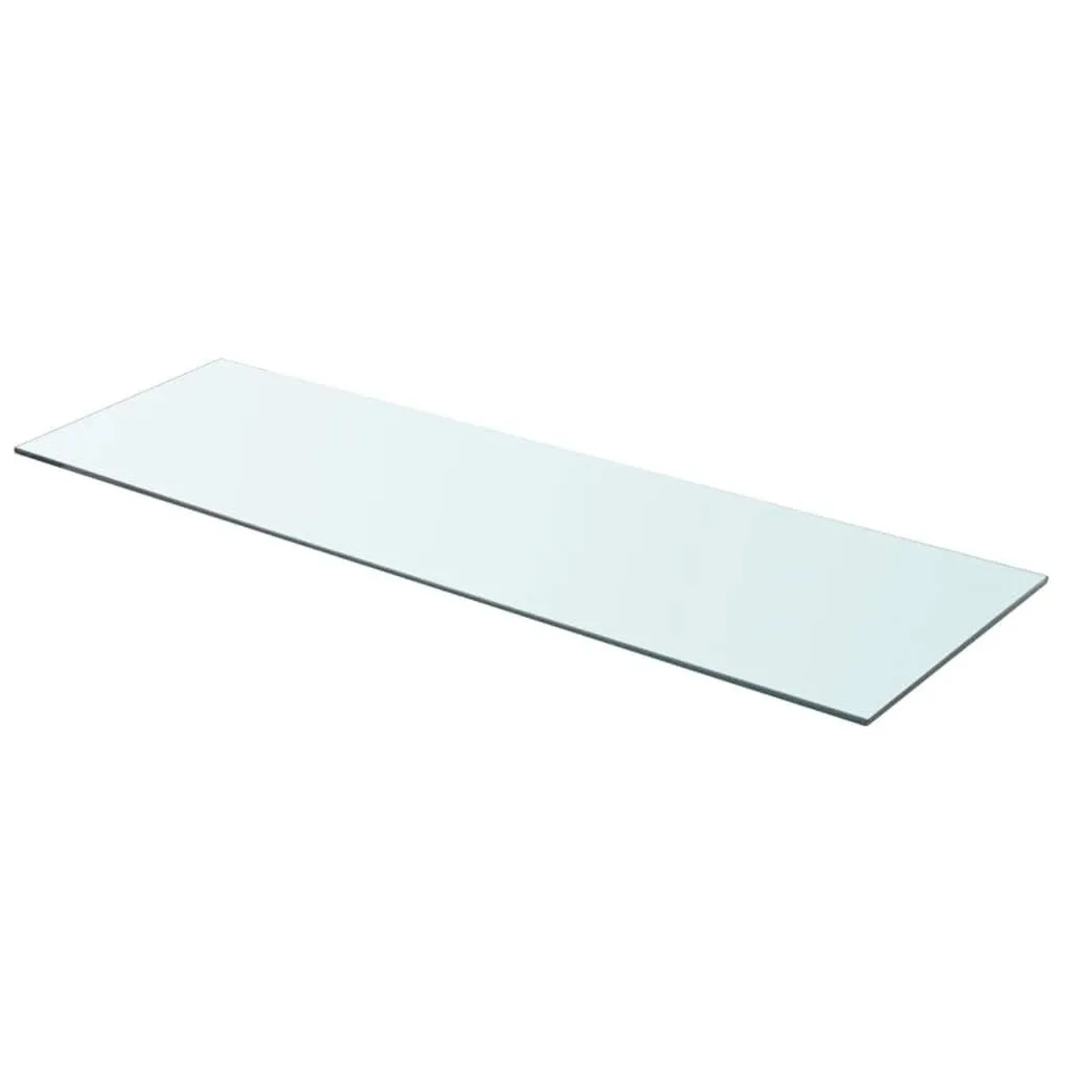 vidaXL Regalboden Glas Transparent 90x30 cm 243841