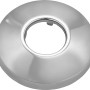 Verchromte Messing-Rosette, 80 mm, zur Abdeckung von Wanddurchbrüchen bei Siphons.