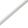 Weißes Klemmprofil aus Kunststoff, 0,9 mm x 15 mm x 1000 mm, zur Befestigung von Bauteilen.
