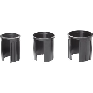 Doppler Reduzierringe für Schirmständer, verschiedene Größen zur Anpassung von Schirmrohren.