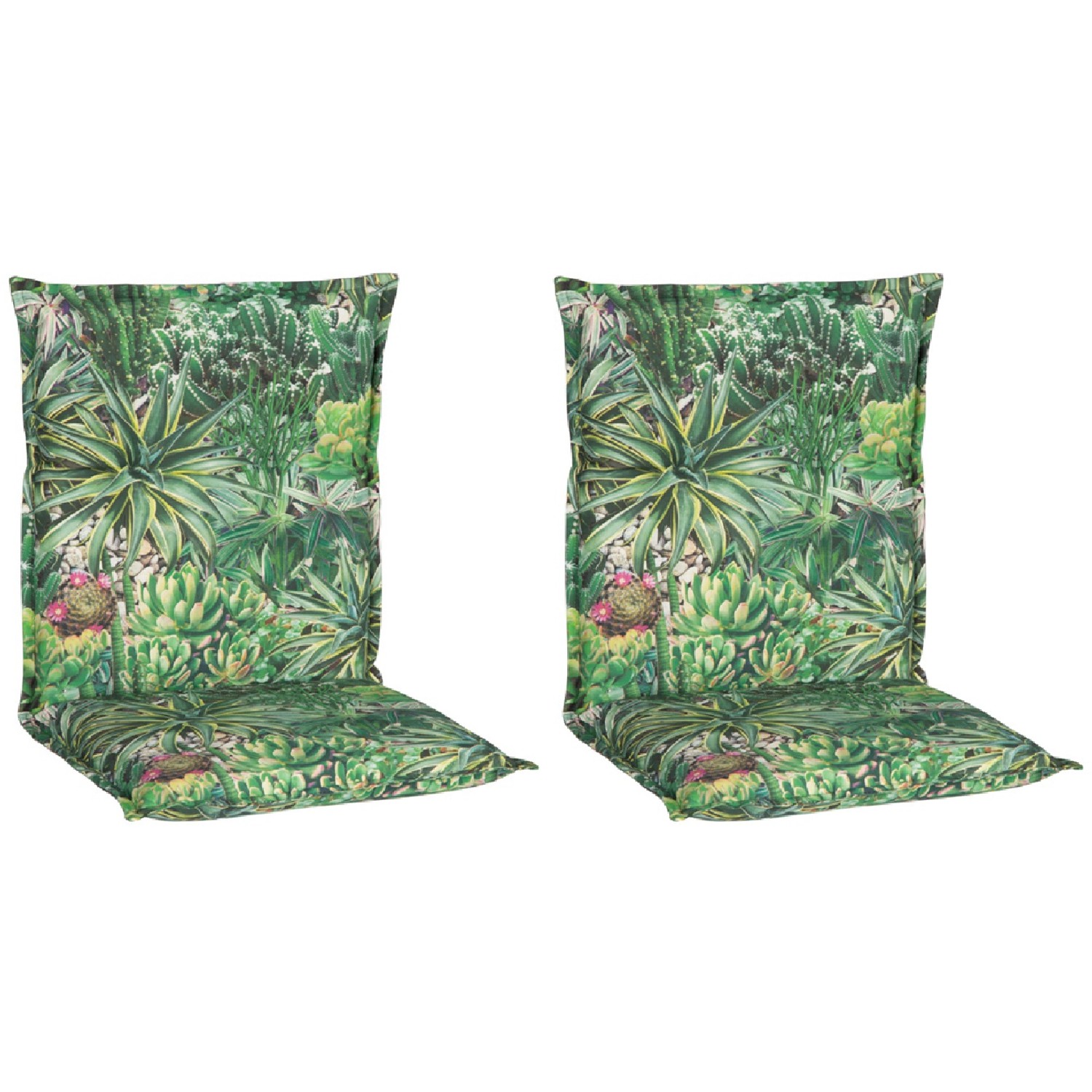 Beo Sitzauflage Niedriglehner 4er-Set mit Kaktuslandschaft-Design günstig online kaufen