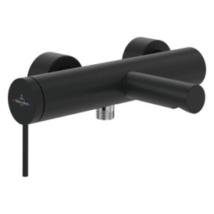 Villeroy & Boch Loop & Friends Wannenarmatur in Matt Schwarz.