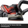 Einhell Akku-Exzenterschleifer TP-RS 18/32 Li BL-Solo: Akku-Schleifmaschine in Rot/Schwarz.