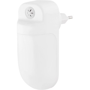 Globo Nachtlicht Ursula, weißer Kunststoff mit Dämmerungssensor für die Steckdose.