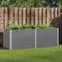 vidaXL Garten-Hochbeet 250 x 100 x 91 cm WPC Grau 49060_2