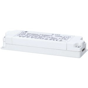 Weißer Paulmann Halogen-Transformator Nice Price, 35-105W, für Lampeninstallation.