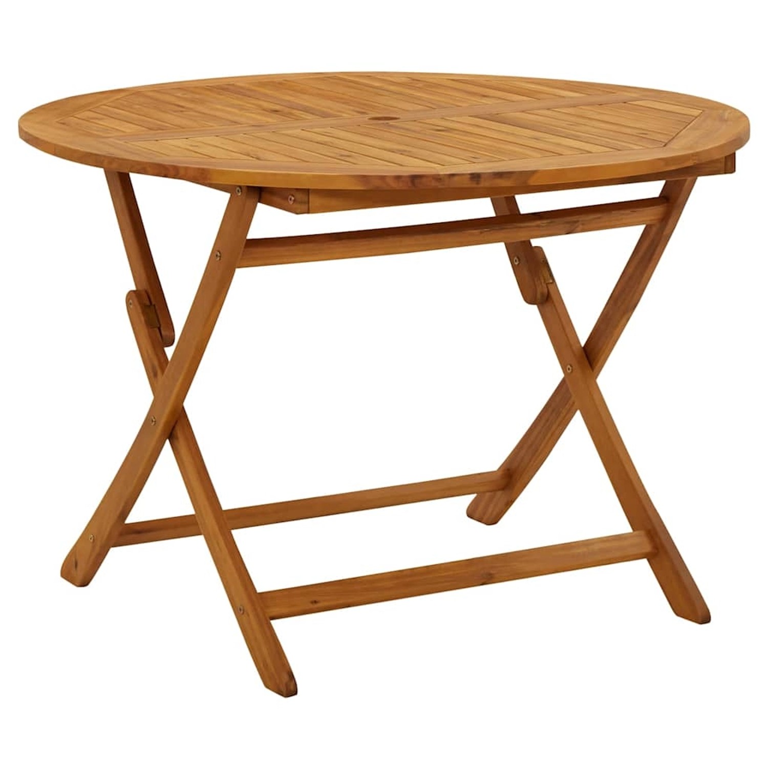 vidaXL Klappbarer Gartentisch 110 cm Massivholz Akazie 316844