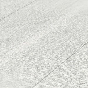 Detailansicht der weißen Bricoflor Vliestapete mit Rautenmuster und Vinyl-Oberfläche.