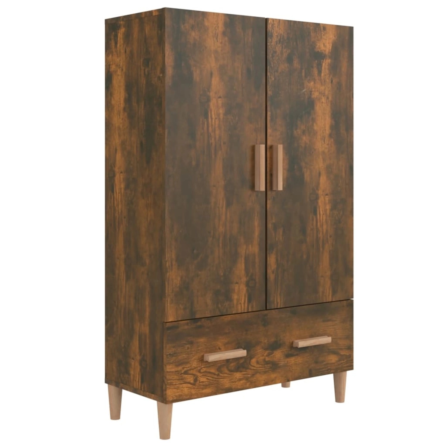 vidaXL Highboard Räuchereiche 70x31x115 cm Holzwerkstoff 817471 günstig online kaufen