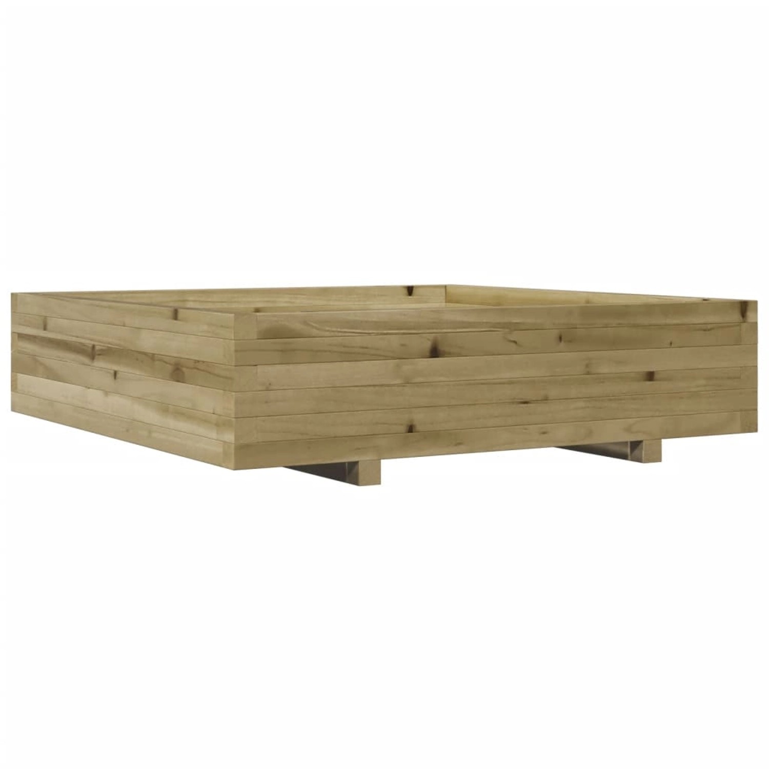 vidaXL Pflanzkübel 100x100x26,5 cm Kiefernholz Imprägniert 847322 günstig online kaufen