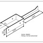 U-Pfostenlasche zum Einbetonieren, 200x91x50 mm, feuerverzinkt für Holzkonstruktionen.