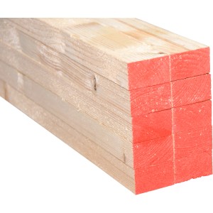 Stapel sägerauer Dachlatten (Fichte/Tanne) 30x50x4000 mm, S10 Sortierung.