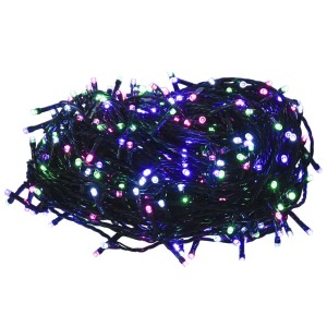 vidaXL LED-Lichterkette mit 400 LEDs Pastell Mehrfarbig 40 m PVC 343212