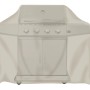 Beige tepro Abdeckhaube für großen Gasgrill, schützt vor Wind und Wetter.
