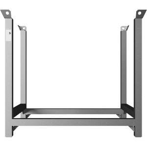 Verzinkte Schake GS-Stapelpalette, 1,08x0,68x0,83m, für Lager und Transport.