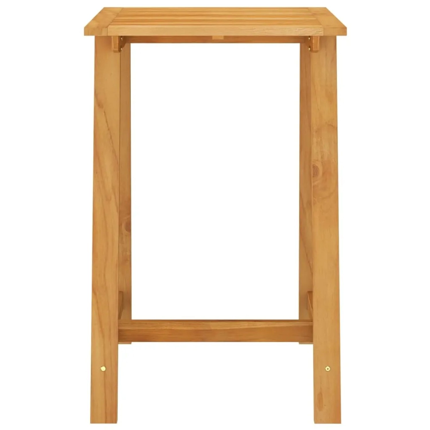 vidaXL Gartenbar-Set, 3-teilig, braun. Akazienholz Tisch und Barhocker für Garten, Terrasse oder Balkon.