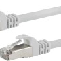 Weißes Schwaiger CAT 6 Netzwerkkabel mit RJ45 Stecker für Computer & Multimedia.