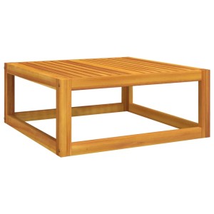 Quadratischer Couchtisch aus Akazienholz für Garten-Lounge-Set