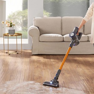 Juskys 2in1 Akku Handstaubsauger VC2101 Anthrazit Gold