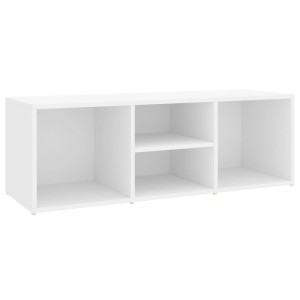 vidaXL Schuhbank Weiß 105x35x35 cm Holzwerkstoff 804463
