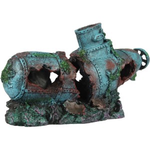 Aqua Della Dekoration Kleines U-Boot 29x8,5x14,5 cm