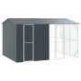 vidaXL Vogelkäfig Anthrazit 430 x 310 x 247 cm Verzinkter Stahl 3325162