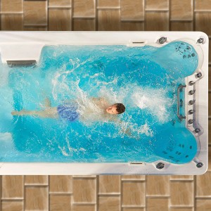 Canadian Spa Swim Spa St. Lawrence: Schwimmen und Entspannung im Whirlpool für bis zu 6 Personen.
