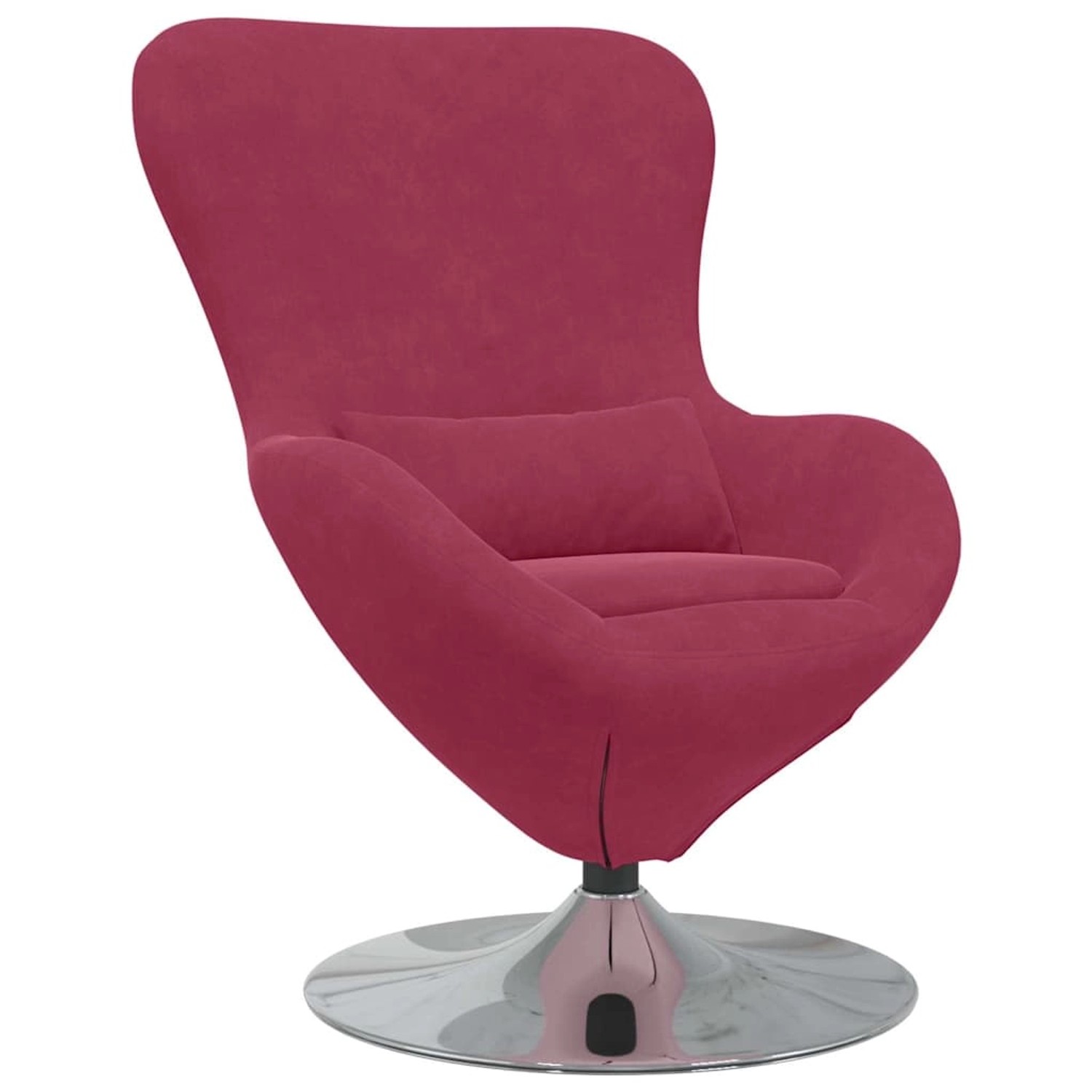 vidaXL Eiersessel Weinrot 63 x 73 x 90 cm Samt 42002729 günstig online kaufen
