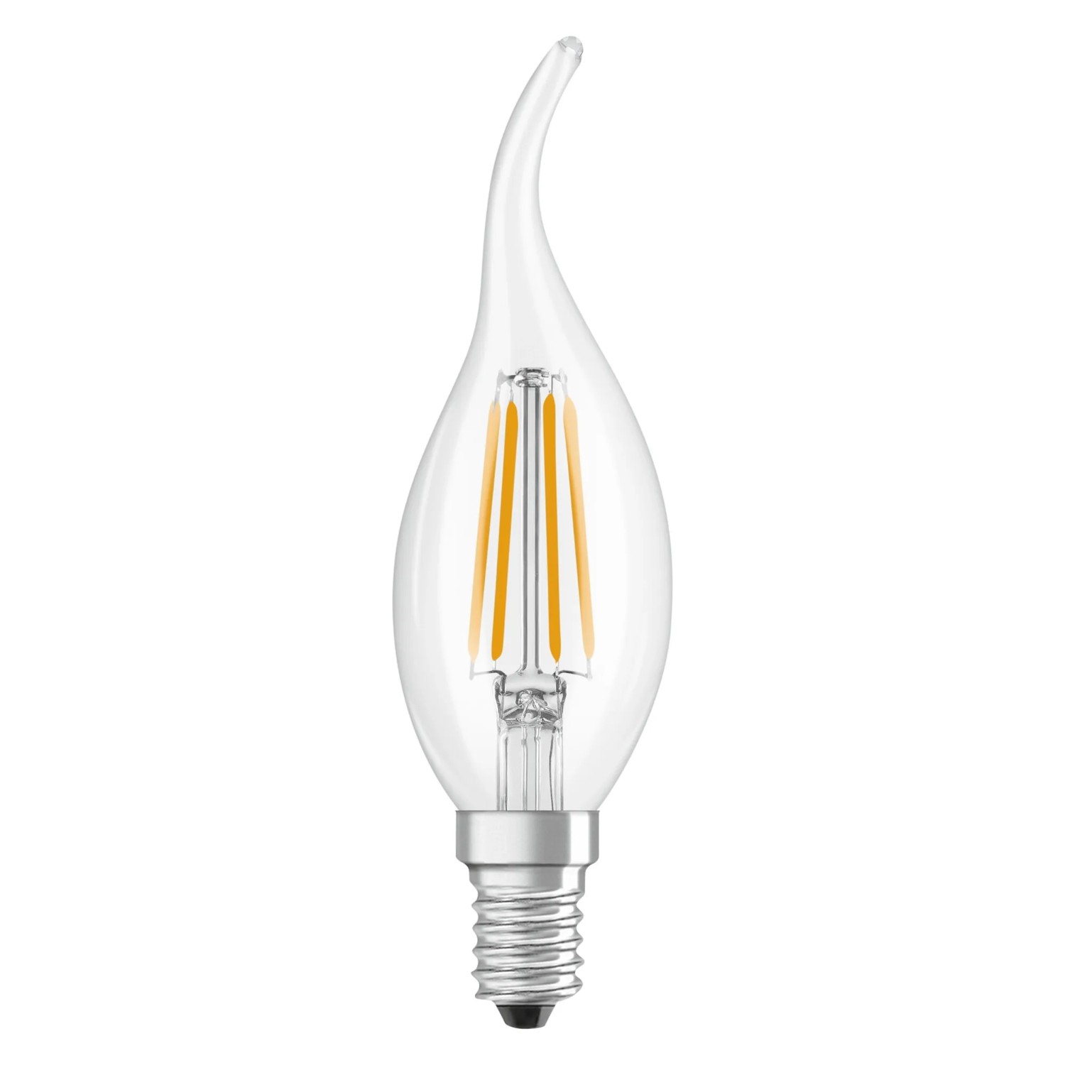 Osram LED-Leuchtmittel E14 Kerzenform 3,4 W 470,m Klar 12,1 cm x 3,5 cm