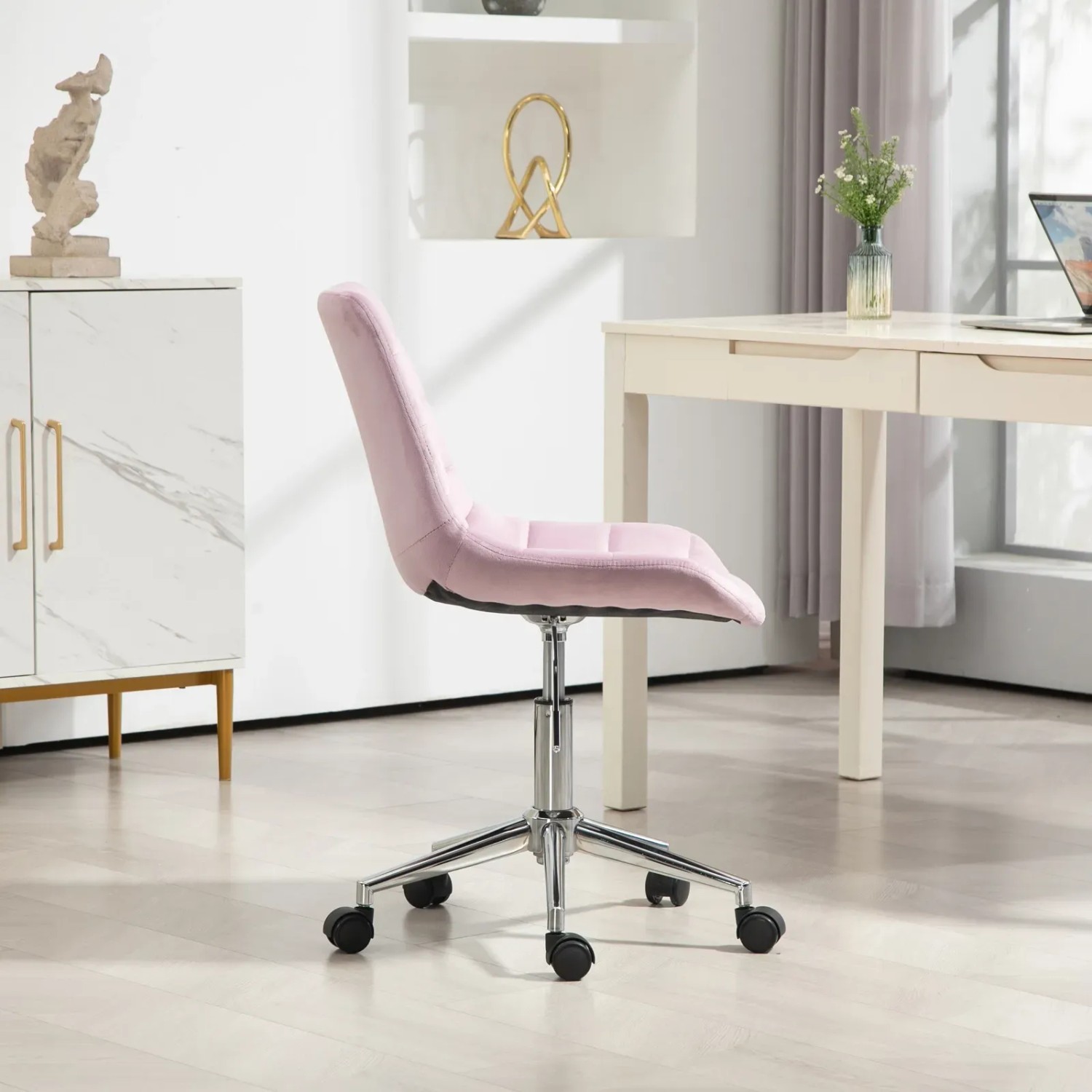 Svita Micky Kinder Bürostuhl, lila, höhenverstellbar, mit Rollen. Ideal fürs Kinderzimmer.