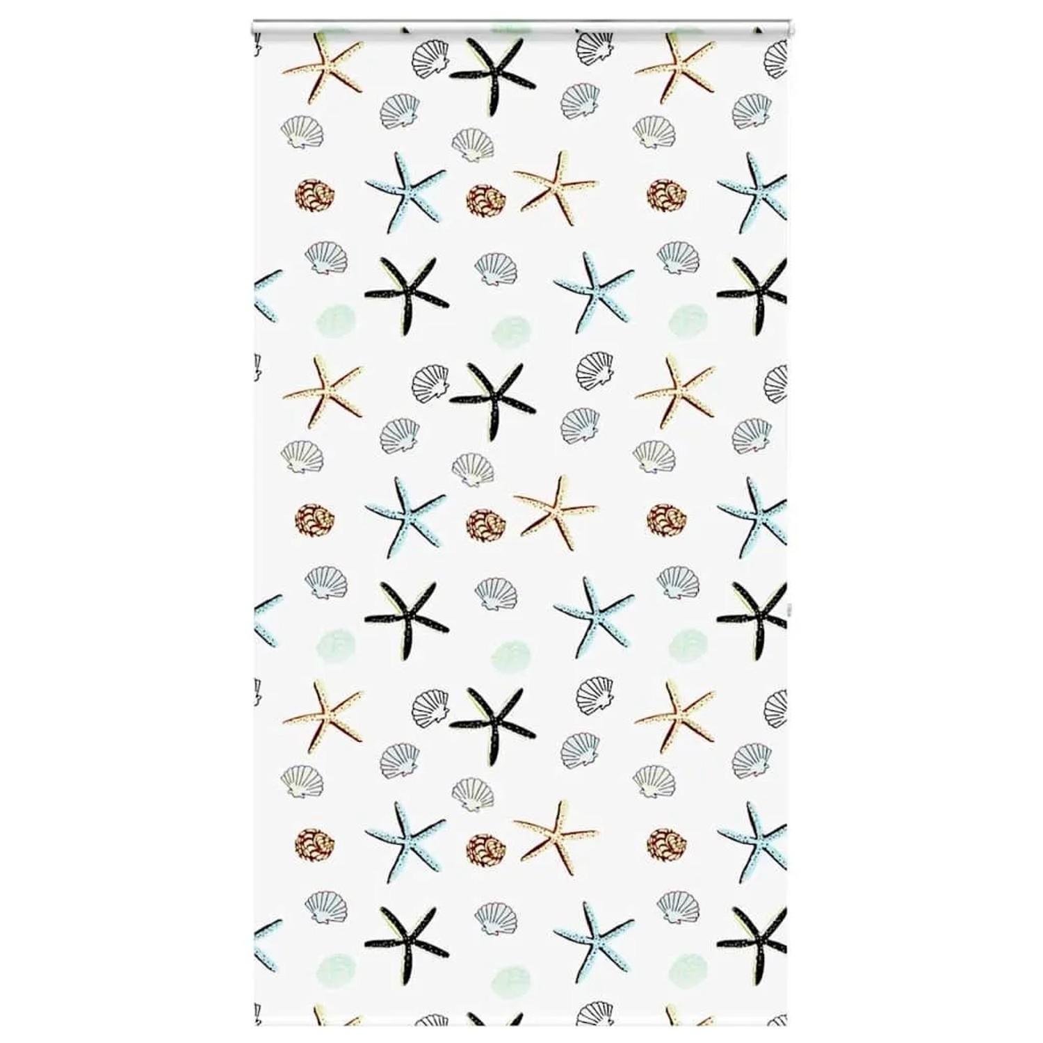 vidaXL Duschrollo mit Kassette 130x240 cm Stoffbreite 126 cm 4015026