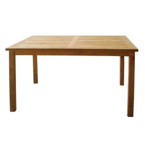 Lex Premium Teak Tisch Rechteckig Gartentisch Gartenmöbel Teakmöbel Holz 120 cm