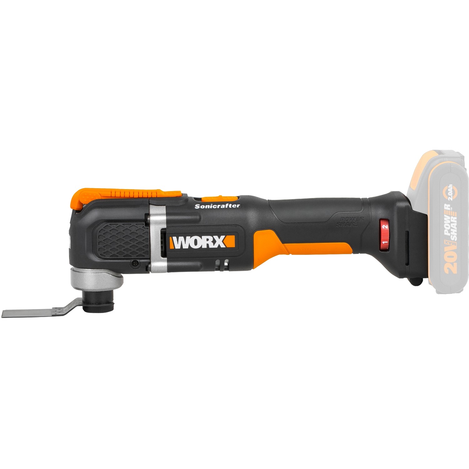 Worx Akku-Multifunktionswerkzeug WX696.9 Solo 20 V