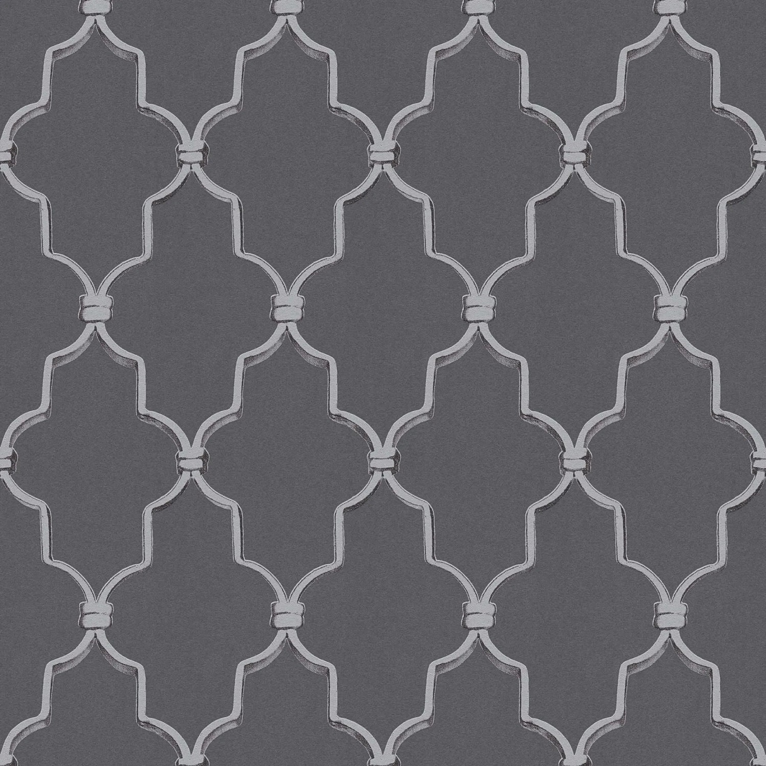 Tadessi Tapete Ornament M1-No.213 Vliestapete in Schwarz
