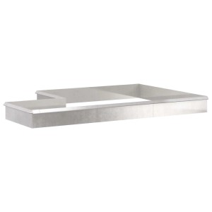 vidaXL Schneckenzauns 16 Stk Silber Edelstahl 874888
