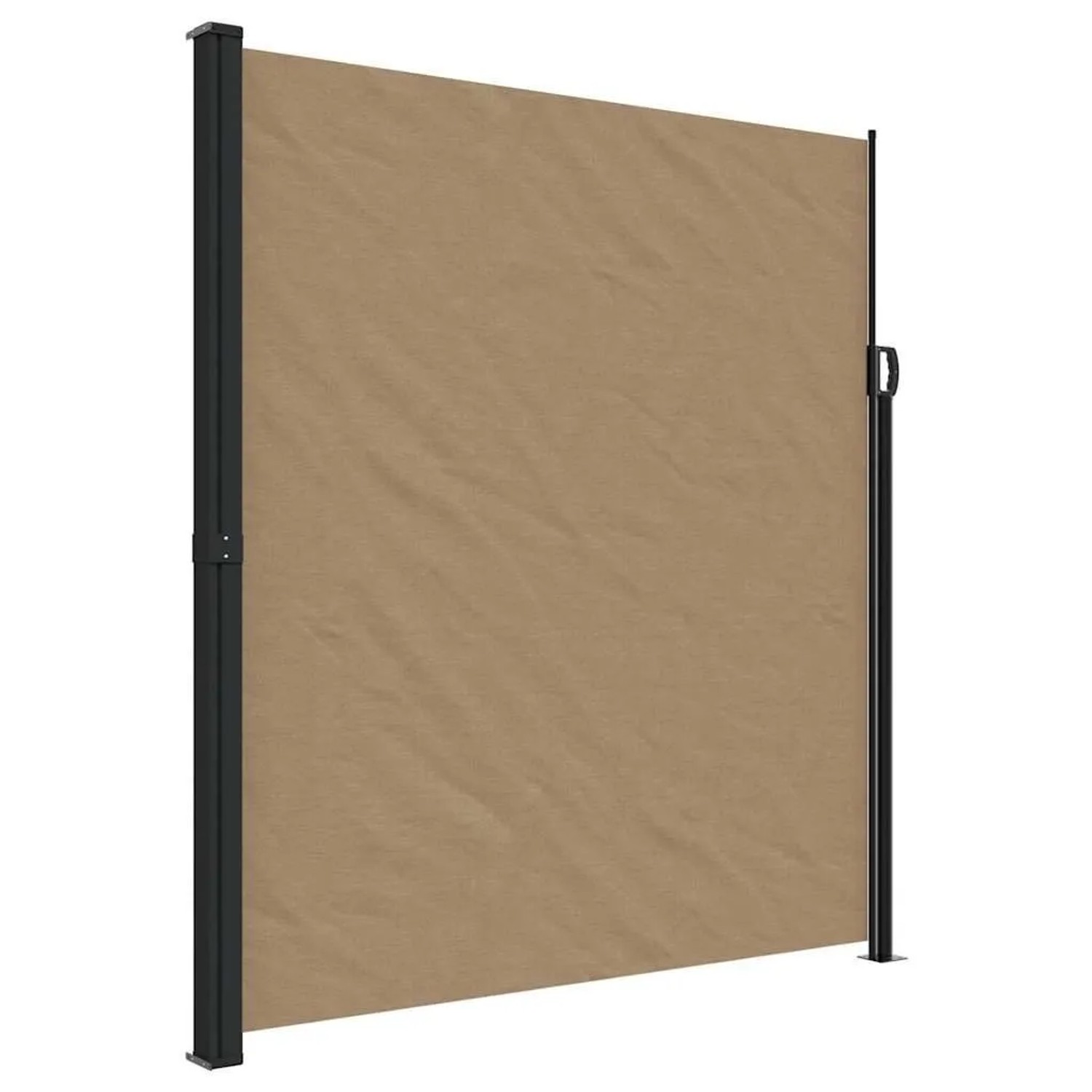 vidaXL Seitenmarkise Ausziehbar Taupe 220x300 cm 4004379