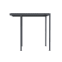 Anthrazitfarbene MWH BBQ Pergola O88, 2,5x2,5m, mit verstellbarem Lamellendach für Garten und Sonnenschutz.