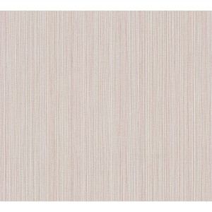 A.S. Création Vliestapete Uni Rosa Beige mit feinen, vertikalen Streifen für eine moderne Wandgestaltung.