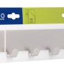 Siro Türgarderobe mit 6 Haken, Metall Nickel matt, zum Einhängen an der Tür.