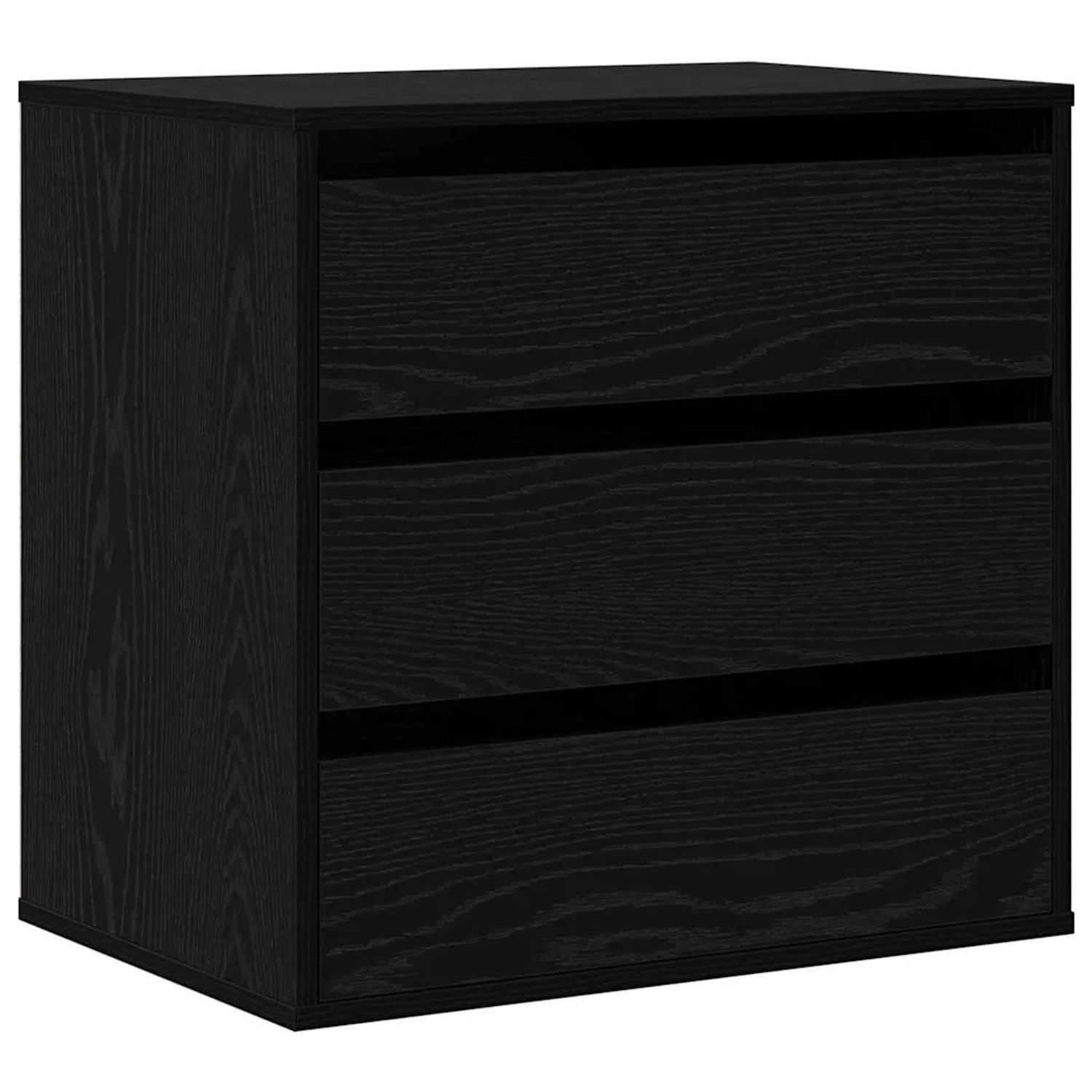 vidaXL Schubladenschrank Schwarz 61 x 41 x 58 cm Holzwerkstoff 868892