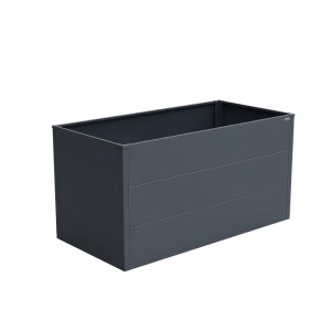 Weka Metall-Hochbeet Gary L 150 cm x 75 cm x 77 cm Anthrazit