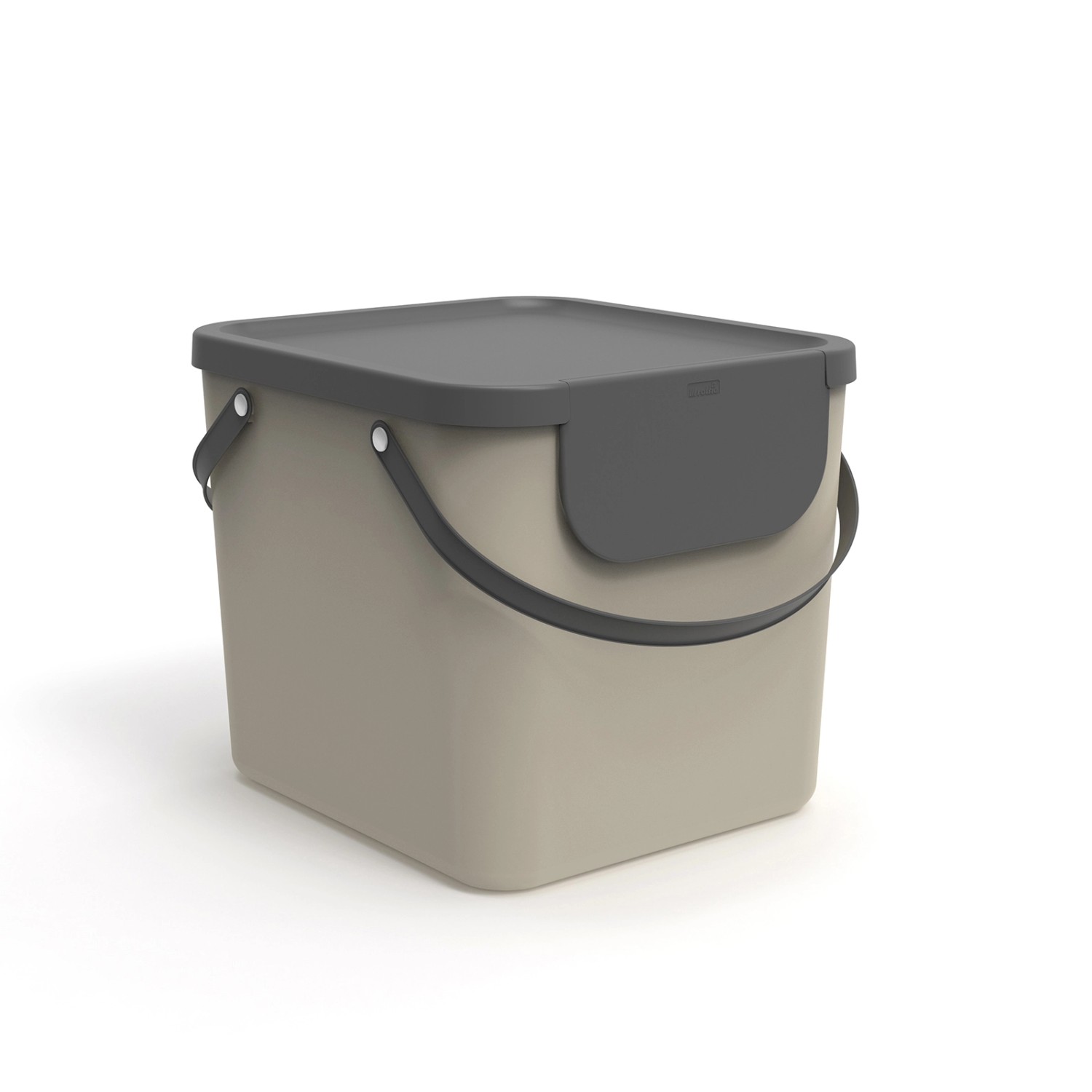 Thumbnail - Rotho Recycling-Müllsystem Albula 40, Cappuccino