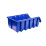 Blaue PROREGAL Sichtlagerbox (40x) aus Polypropylen, ideal für Aufbewahrungssysteme in Werkstatt und Garage.